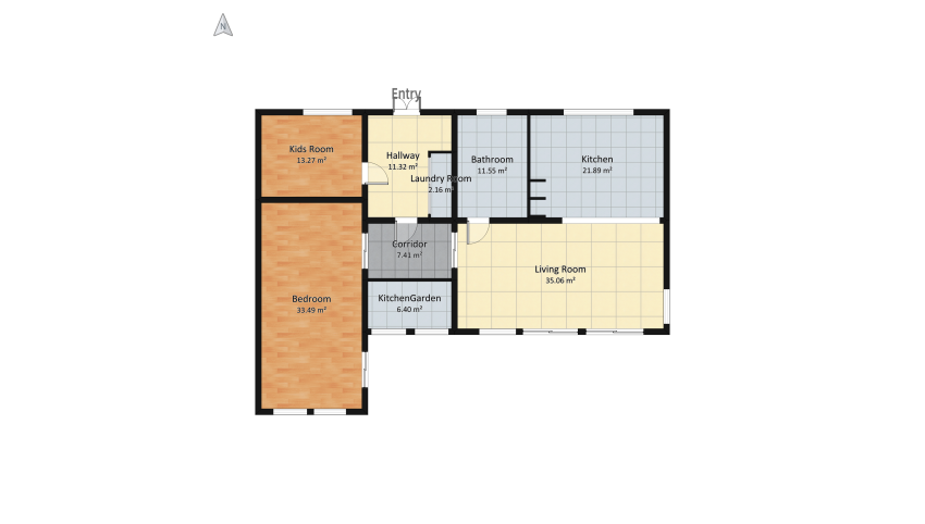 Coastal - Small house floor plan 947.27