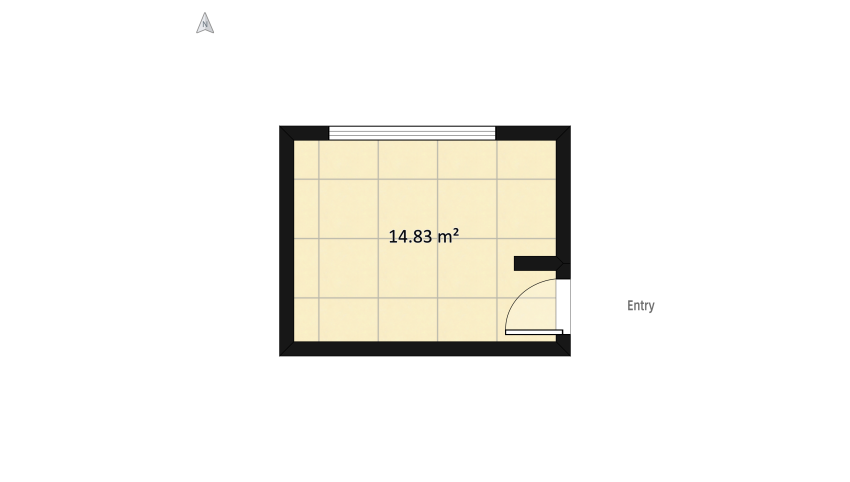 Habitación adolescente floor plan 16.94