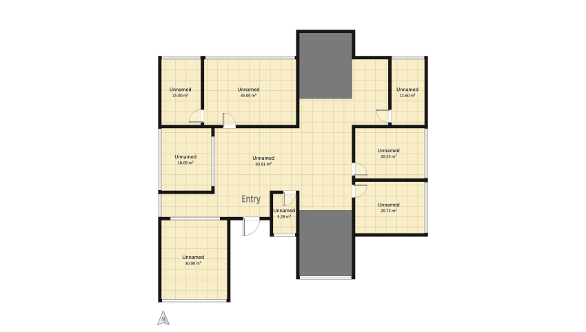casa moderna de vacaciones floor plan 504.53