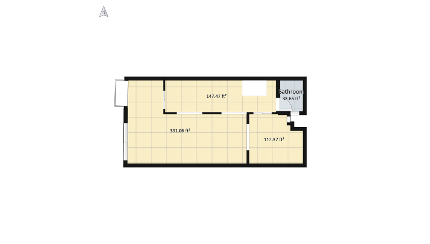 18x38 second floor with full bay window floor plan 200.26