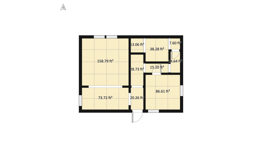 Mondrian floor plan 50.06