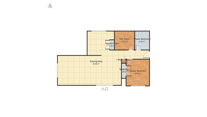 Holiday Home floor plan 136.77
