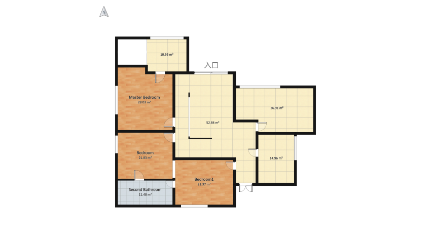 modern style home floor plan 215.69