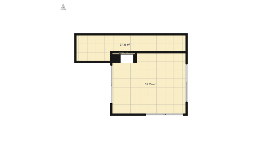 Modern family home - Dinning room floor plan 93.61