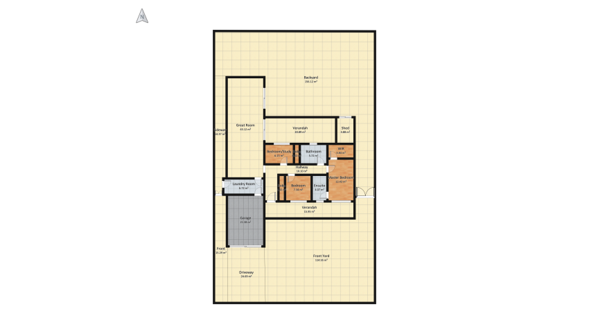 Verandah floor plan 535.64