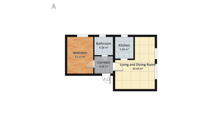 WOHNUNG floor plan 52.24