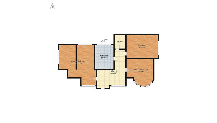 Modern and Country side house floor plan 338.28