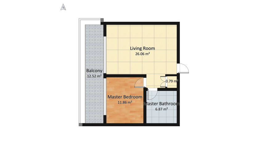 King Residence floor plan 66.56