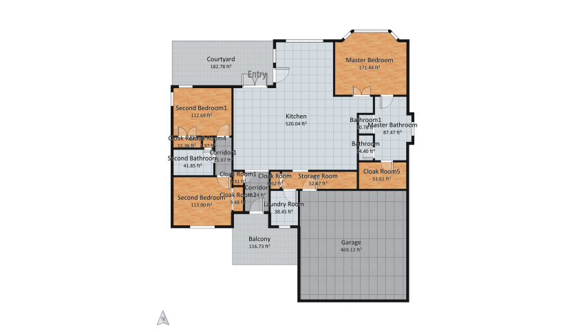 Mr.L. Dream House 2024 floor plan 193.65