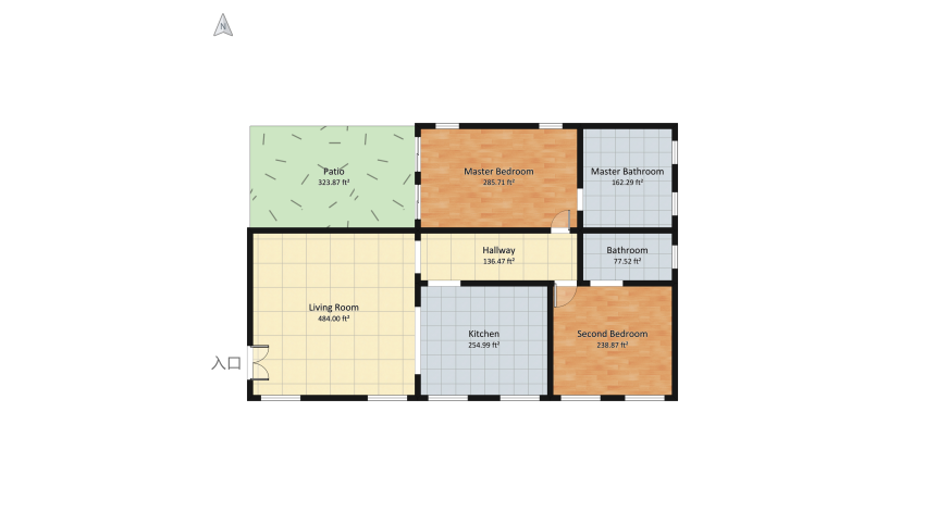 Elegant Meadow Home floor plan 198.45