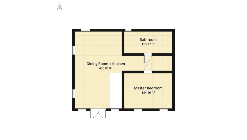 Tiny house #14431 floor plan 160.19