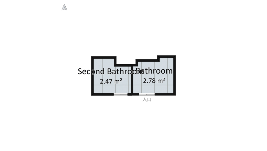 diseño baños 2021 floor plan 5.96