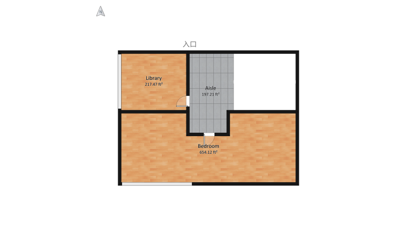 Apartamento en New York floor plan 257.96