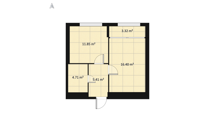 1ка floor plan 48.04