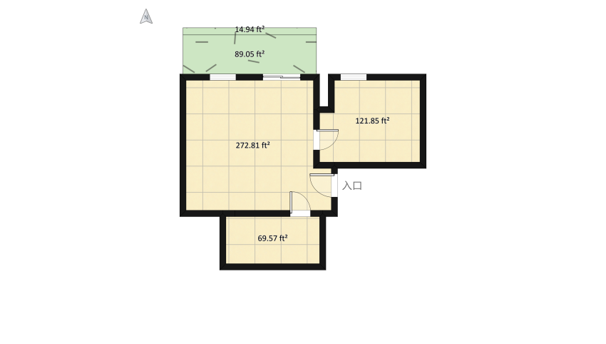 Mieszkanie dla singla  floor plan 69.99