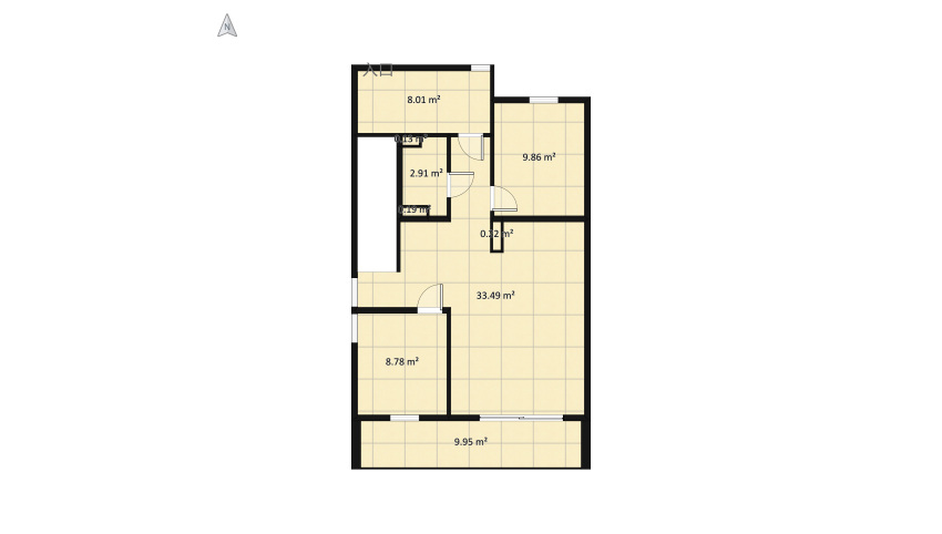 #TerracedHouse - Radomsko 129 floor plan 171.04