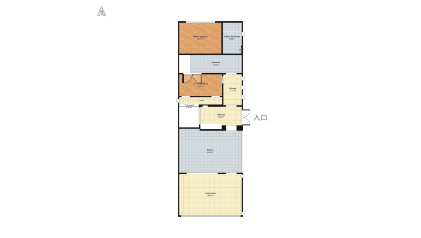 Oriental Gateway House floor plan 458.79