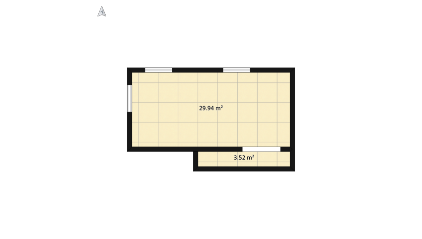 Livivng Room floor plan 37.69
