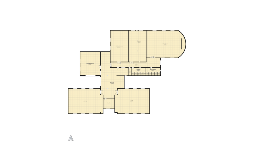 Instituto de secundaria Lorca floor plan 1129.26
