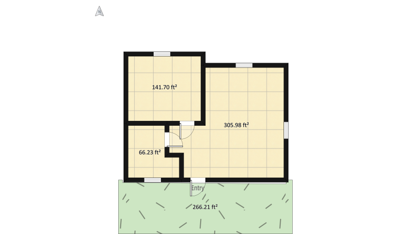 The Autumn cottage  floor plan 78.56