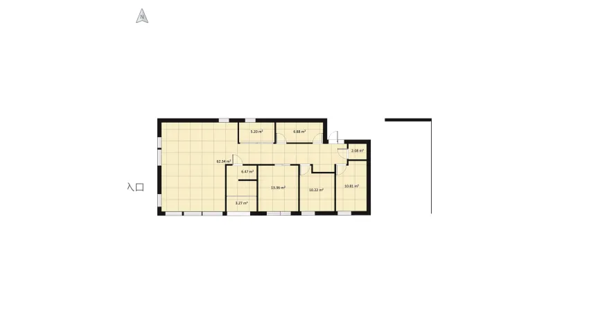 Copy of Yksitasoversio 2 floor plan 134.3