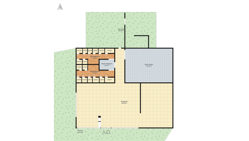Myagi Cafe & Apartment. floor plan 2044.13