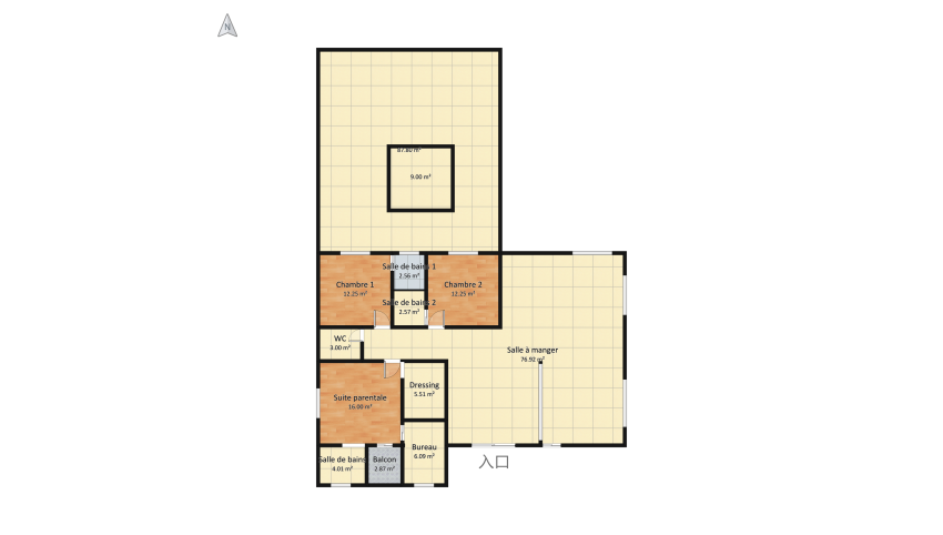 Durivage Terrasse V6 floor plan 430.6