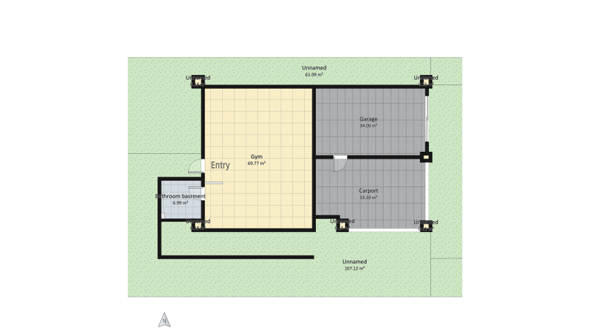 Large modern luxury home. floor plan 706.07