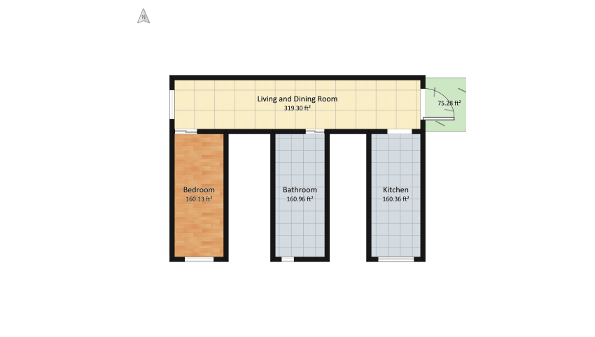 Container Home floor plan 175.57