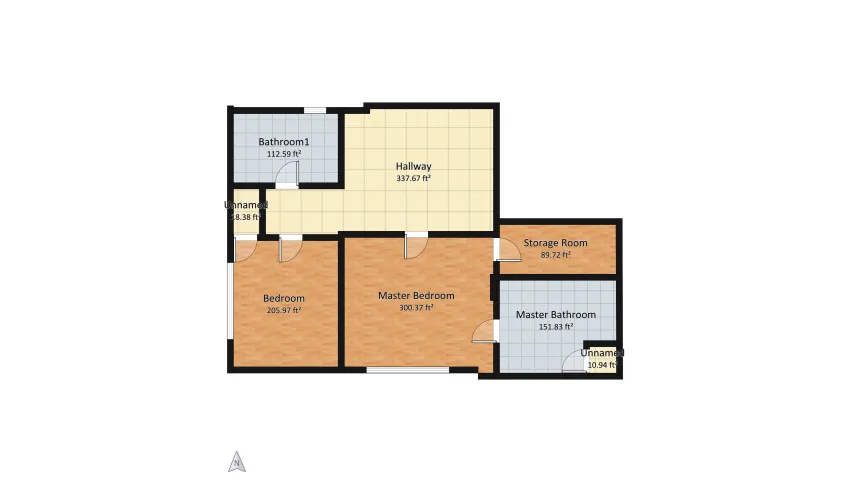 modern family home floor plan 225.81