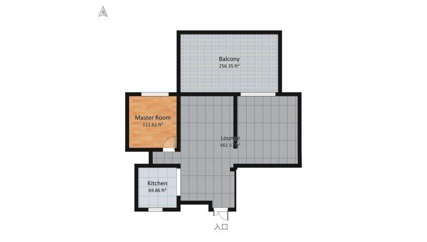 Room 4 - Natural Wood Tones floor plan 93.68