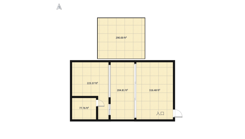  Going Green - Container Home floor plan 112.91
