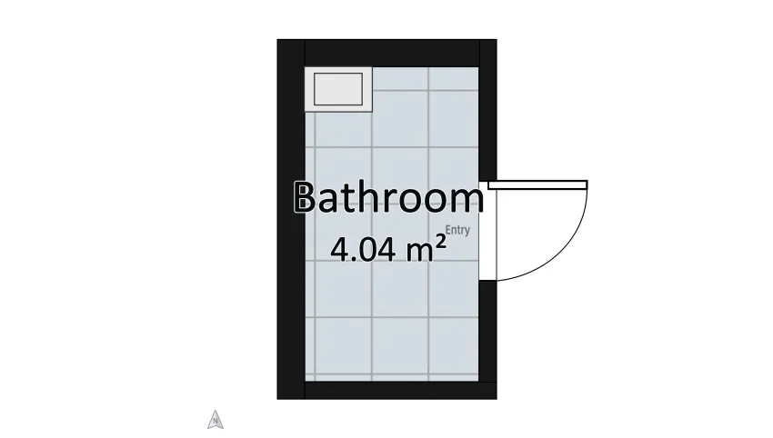 Bathroom Project 1 floor plan 4.05
