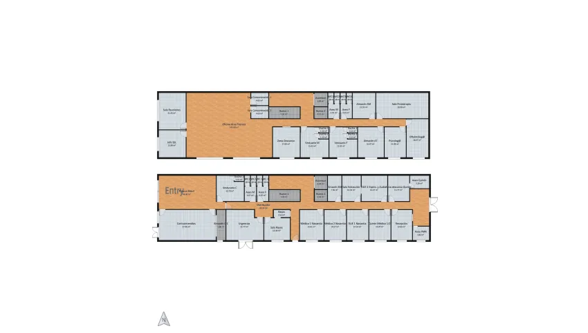 Edificio SSL 1 ducha floor plan 723.39