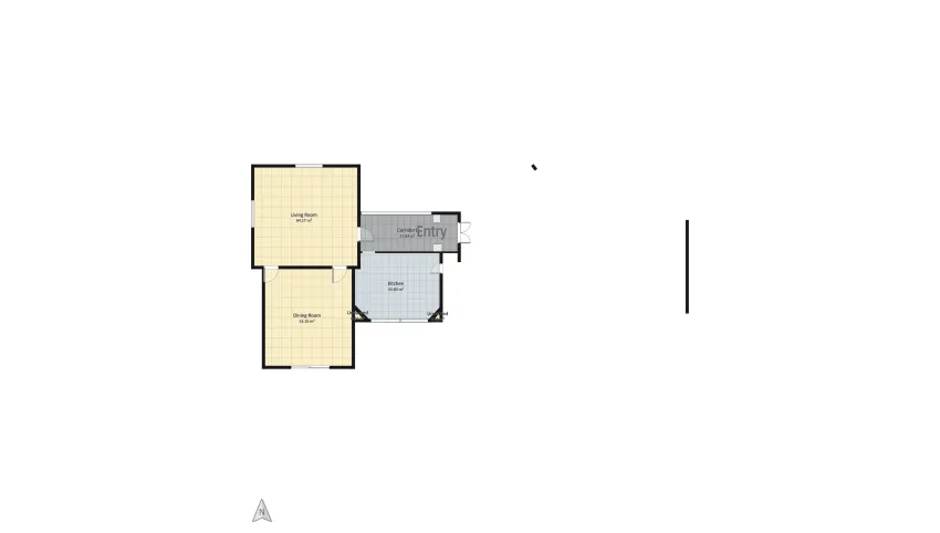 X-Mansion (formal dining room, kitchen, parlor room, corridor) floor plan 173.25
