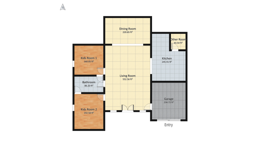 My House floor plan 357.22
