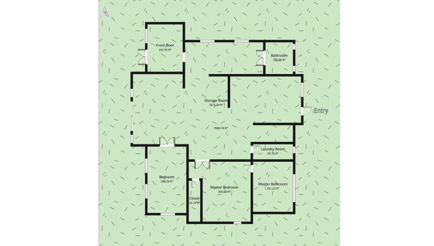 Room 4 - Natural Wood Tones floor plan 2264.56