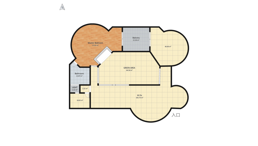 #KitchenContest-N8 HOME 2222022 floor plan 282.87