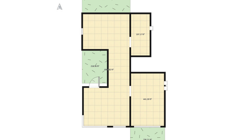 Modern Bohemian floor plan 361.15