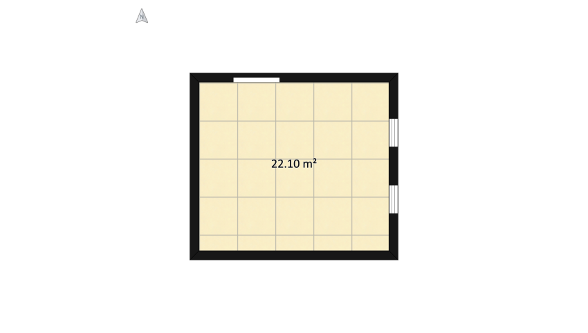 Just a simple modern living room  floor plan 24.43