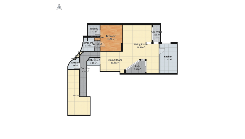 #HSDA2021Residential - Apprt N floor plan 126.89