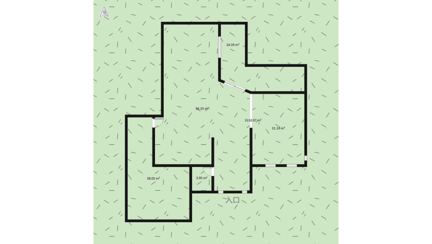 Modern House floor plan 3593.13