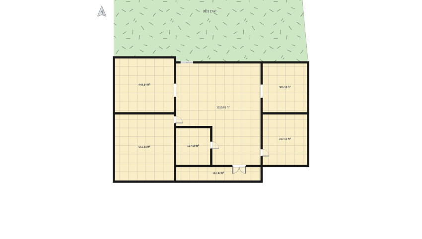 house #4(bottom floor only) floor plan 839.77