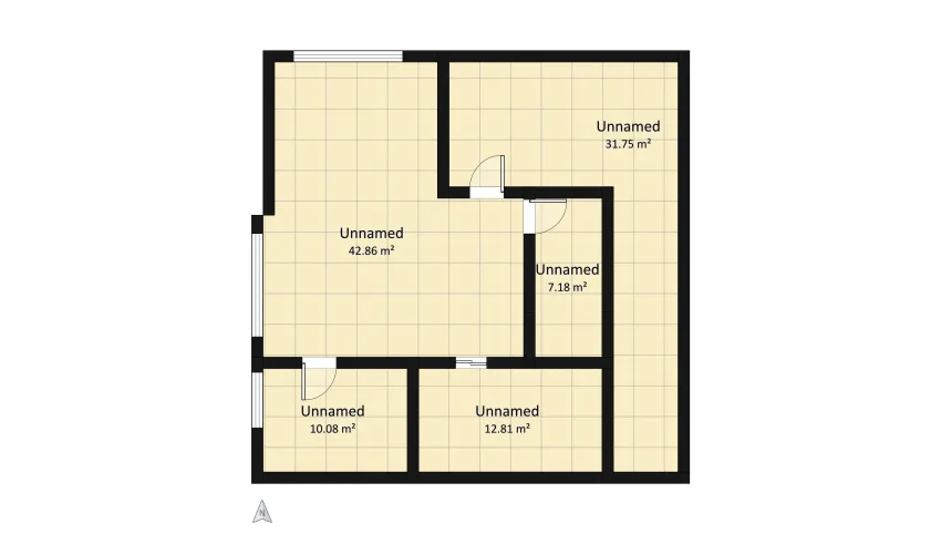 small apartment floor plan 104.68
