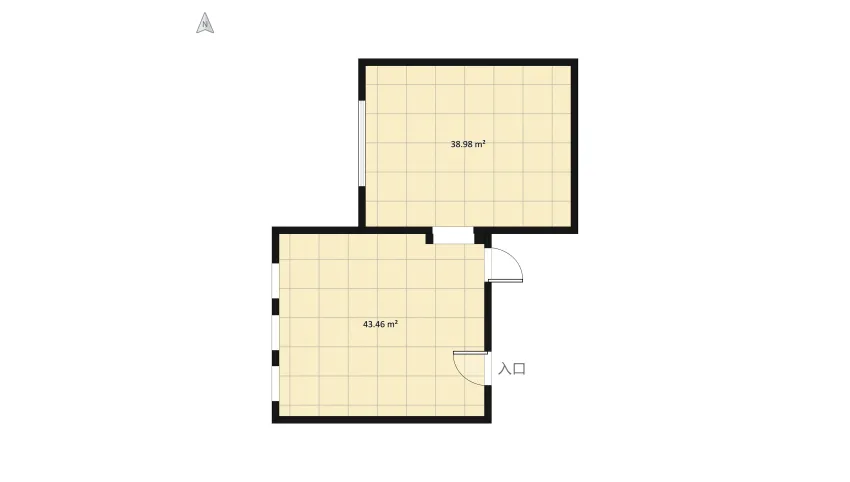 Japandi Home floor plan 89.44