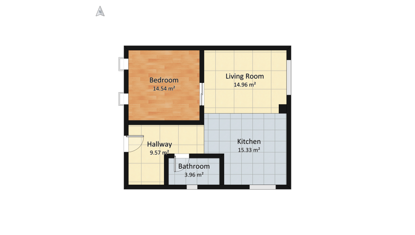 Blue Dream House floor plan 65.76