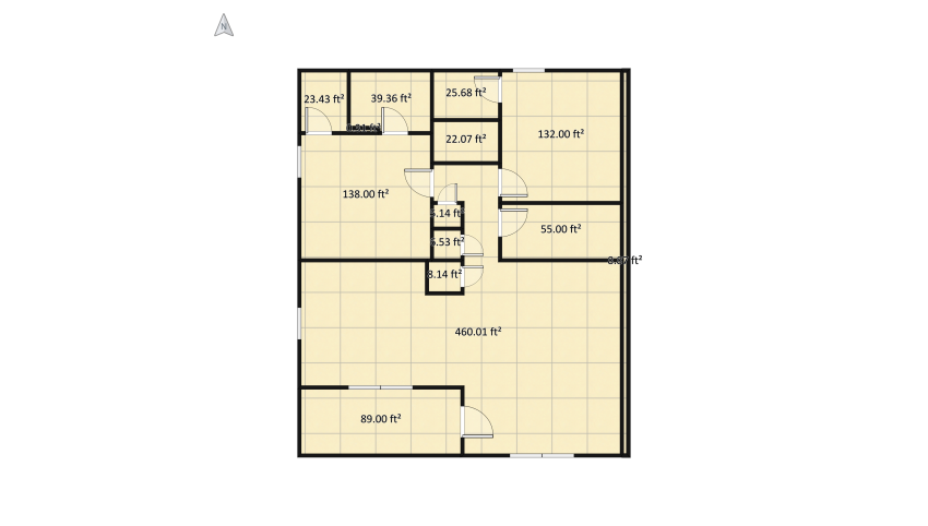 Rental floor plan 101.88