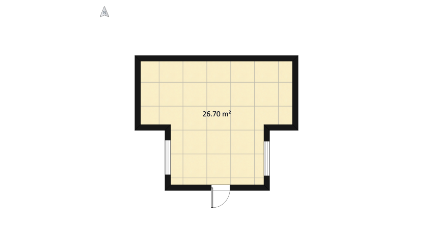 Bedroom floor plan 29.53