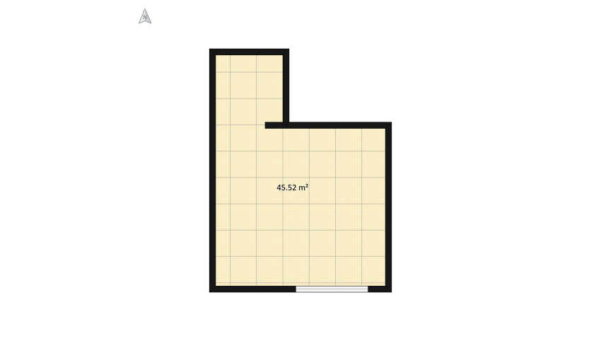 Urban livingroom floor plan 49.4