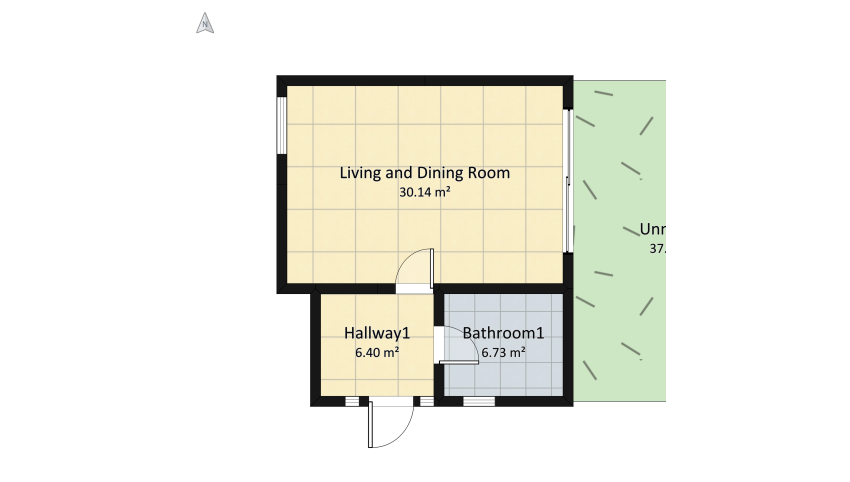 The small house for rest floor plan 124.48